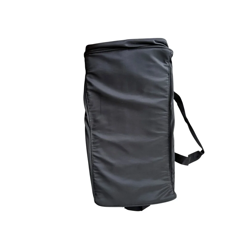 PUMA Duffel Bag Black Silver Logo Adjustable Strap Unisex OS NWT Gym Workout New